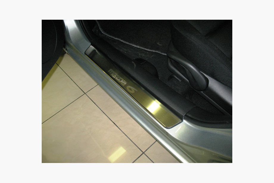 Mazda 6 2003–2008 Sliekšņu uzlikas Nataniko (4 gab., nerūsējošais tērauds) Image