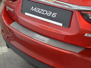 Mazda 6 2012–2024 Aizmugurējā bufera uzlika Nataniko (4D, nerūsējošais tērauds) foto 1