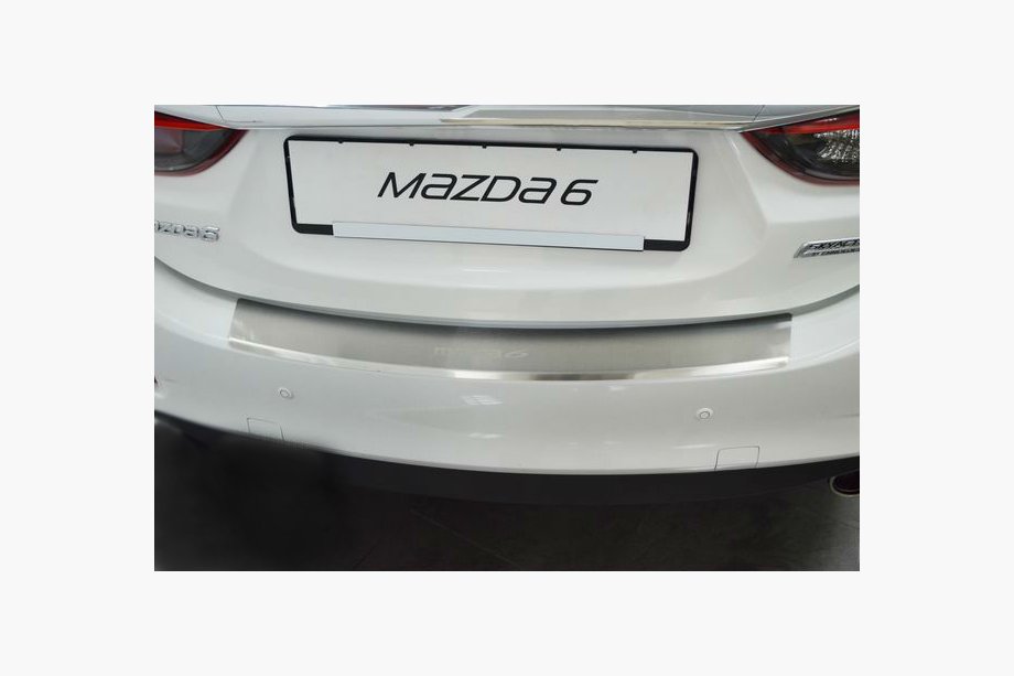 Mazda 6 2012–2024 Aizmugurējā bufera uzlika ar ieloci Nataniko (4D, nerūsējošais tērauds) Image