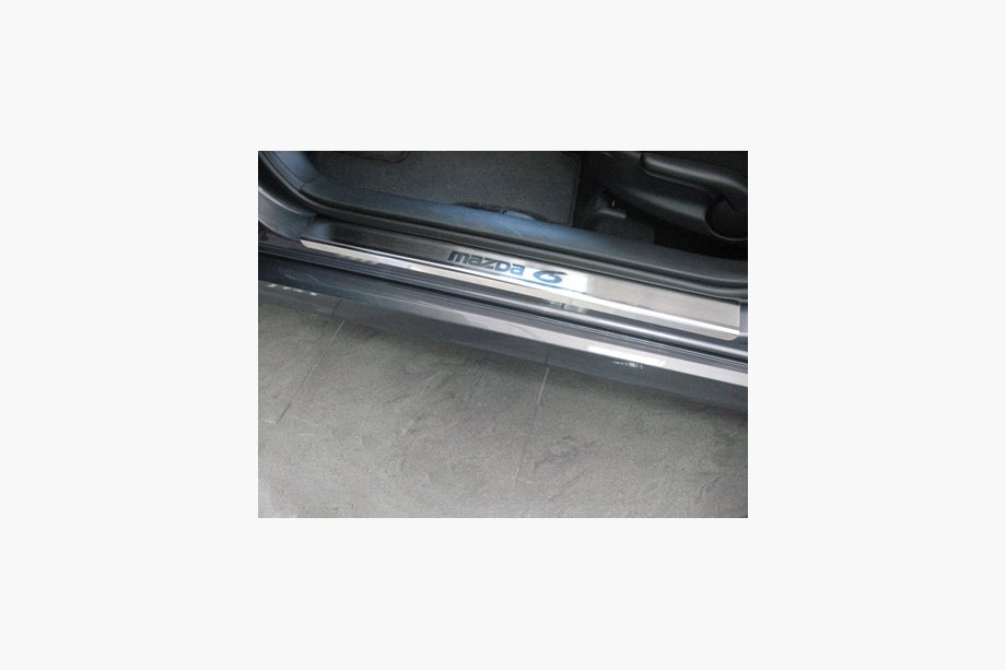 Mazda 6 2008–2012 Sliekšņu uzlikas Nataniko (4 gab., nerūsējošais tērauds) Premium - 3M līmlente, 0,8 mm Image