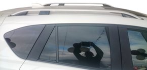 Mazda CX-5 2012–2017 Jumta reliņi Skyport Grey (2 gab.) foto 1