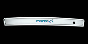 Mazda 6 2003–2008 Hroma dekoratīvā līste ar zilu apgaismojumu (plastmasa) foto 1