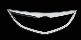 Mazda 3 2003–2009 Apdare ap radiatora režģi (plastmasa) foto 1