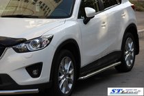 Mazda CX-3 2015– Sānu pakāpieni KB001 (nerūsējošais tērauds) foto 2