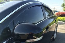 Volkswagen Jetta 2011–2018 Logu vēja deflektori (4 gab., Sunplex Chrome) foto 1