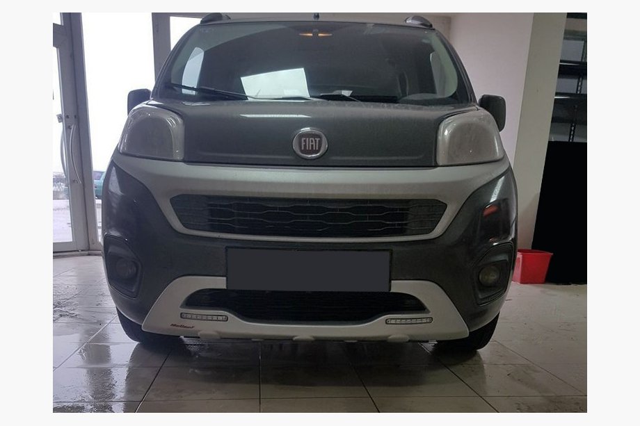 Citroen Nemo 2007–2017 Priekšējā bampera lūpa ar LED (2014+, krāsošanai) Image