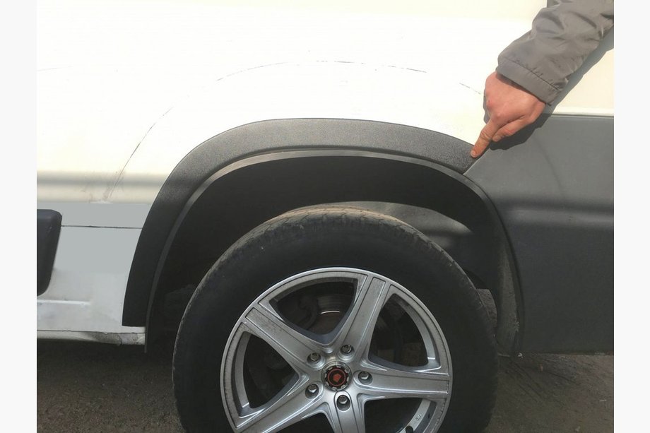 Peugeot Boxer 2006–2025 Riteņu arku uzlikas (4 gab., melnas) Image