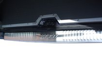 Mercedes Vito W638 1996–2003 Aizmugurējā bufera uzlika (Omsa, nerūsējošais tērauds) Matēts foto 1