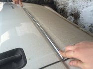 Renault Trafic 2001–2015 Durvju moldingi (4 gab., hromēta plastmasa) foto 4