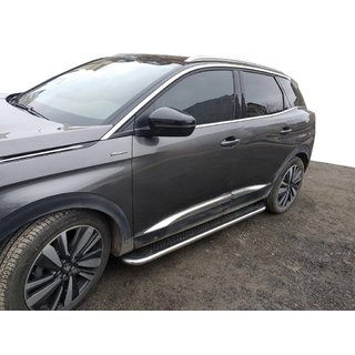 Sānu pakāpieni Maydos V2 (2 gab., alumīnijs/nerūsējošais tērauds) Peugeot 3008 2016–2023 foto 1