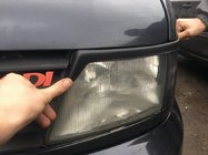 Mercedes Vito W638 1996–2003 Lukturu uzacis (melnas) Spīdīgi melns foto 3