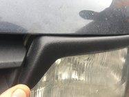 Mercedes Vito W638 1996–2003 Lukturu uzacis (melnas) Spīdīgi melns foto 2