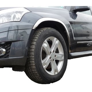 Riteņu arku uzlikas (4 gab., nerūsējošais tērauds) Mercedes GLK сlass X204 2008–2015 foto 1