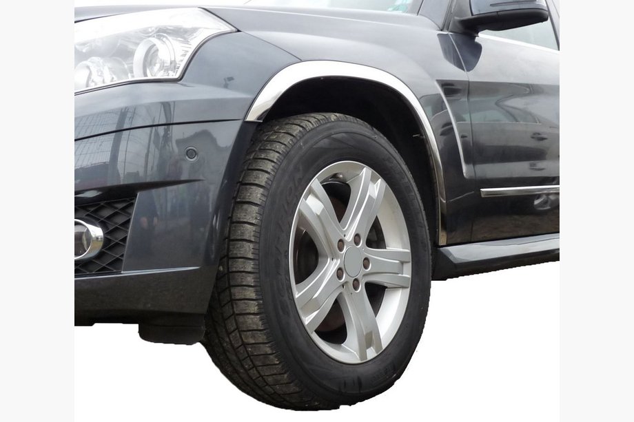 Mercedes GLK class X204 2008–2015 Riteņu arku uzlikas (4 gab., nerūsējošais tērauds) Image