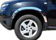 Dacia Duster 2008–2018 Arku uzlikas (4 gab., nerūsējošais tērauds) foto 1