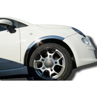 Riteņu arku uzlikas (4 gab., nerūsējošais tērauds) Fiat 500/500L 2013–2022 foto 1