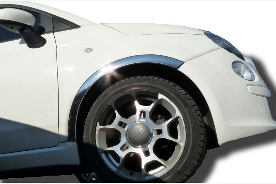 Fiat 500/500L 2013–2022 Riteņu arku uzlikas (4 gab., nerūsējošais tērauds) Image