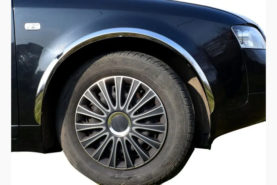 Audi A4 B6 2000–2004 Riteņu arku uzlikas (4 gab., nerūsējošais tērauds) Image