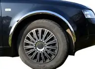 Audi A4 B6 2000–2004 Riteņu arku uzlikas (4 gab., nerūsējošais tērauds) foto 1