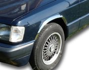 Mercedes W201 (190) 1982–1993 Spārnu arku uzlikas 1988-1993 (4 gab., nerūsējošais tērauds) foto 1