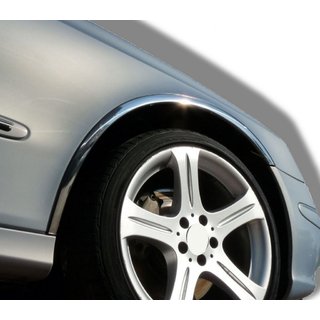 Riteņu arku uzlikas (4 gab., nerūsējošais tērauds) Mercedes E-сlass W211 2002–2009 foto 1