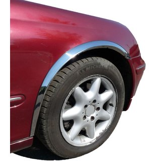 Riteņu arku uzlikas (4 gab., nerūsējošais tērauds) Mercedes C-class W203 2000–2007 foto 1