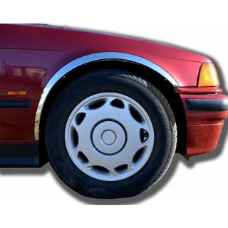 Riteņu arku uzlikas (4 gab., nerūsējošais tērauds) BMW 3. sērija E36 1990–2000 foto 1