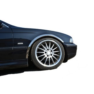 Riteņu arku uzlikas (4 gab., nerūsējošais tērauds) BMW 5. sērija E39 1996–2003 foto 1