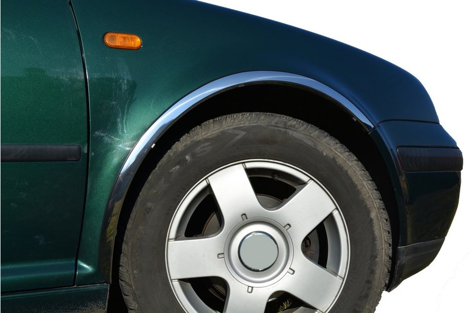Volkswagen Golf 4 1997–2006 Riteņu arku uzlikas (4 gab., nerūsējošais tērauds) Image