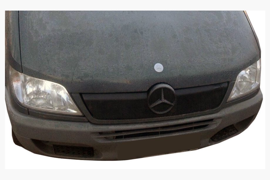 Mercedes Sprinter W901/902/903/904/905 1995–2006 Ziemas radiatora restes aizsegs 1995-2000, glancēta Foto 3