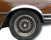 Mercedes W116 1972–1980 Riteņu arku uzlikas (4 gab., nerūsējošais tērauds) foto 1