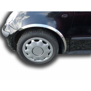 Riteņu arku uzlikas (4 gab., nerūsējošais tērauds) Mercedes A-slass W168 1997–2004 foto 1