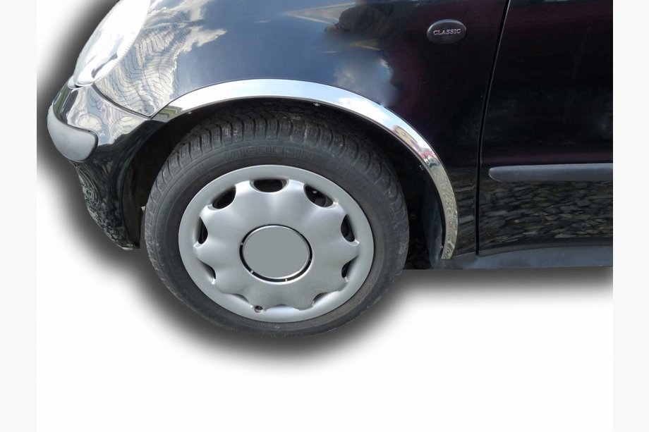 Mercedes A-slass W168 1997–2004 Riteņu arku uzlikas (4 gab., nerūsējošais tērauds) Image
