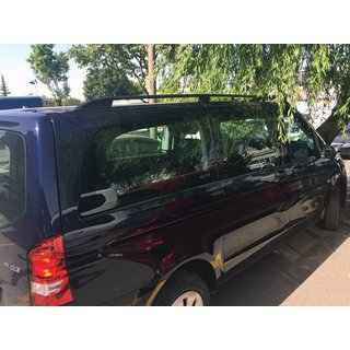 Melni jumta reliņi Skyport (pilnmetāla) Mercedes Viano 2004–2014 foto 1
