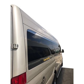 Augšējās logu apmales (nerūsējošais tērauds) Volkswagen Crafter 2006–2016 foto 1