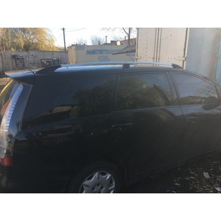 Jumta reliņi hromēti (2 gab., alumīnijs) Mitsubishi Grandis 2003–2011 foto 3