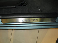 Mitsubishi Lancer 9 2004–2008 Sliekšņu uzlikas Nataniko (4 gab., nerūsējošais tērauds) foto 1