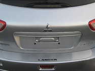 Mitsubishi Lancer X 2008– Aizmugurējā bufera aizsarguzlika bez ieliekuma SW Nataniko (nerūsējošais tērauds) foto 1