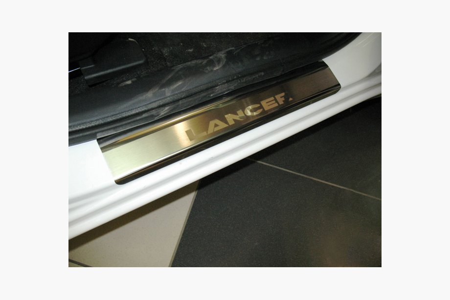 Mitsubishi Lancer X 2008– Sliekšņu uzlikas Nataniko (4 gab., nerūsējošais tērauds) Image