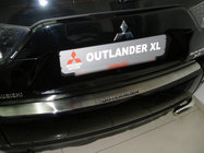 Mitsubishi Outlander 2006–2012 Aizmugurējā bampera uzlika Nataniko (nerūsējošais tērauds) foto 1