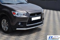 Mitsubishi ASX 2010–2023 Priekšējais aizsargstienis ST008 (nerūsējošais tērauds) foto 2