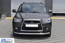 Mitsubishi ASX 2010–2023 Priekšējais aizsargstienis ST008 (nerūsējošais tērauds) foto 3