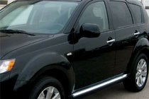 Mitsubishi Outlander 2006–2012 Omsa durvju rokturu uzlikas (4 gab., nerūsējošais tērauds) foto 1