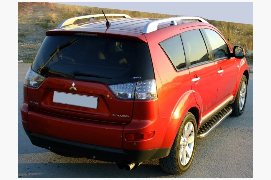 Peugeot 4007 2007–2013 Sānu pakāpieni BlackLine (2 gab., alumīnijs) Image