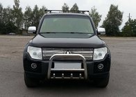 Mitsubishi Pajero Wagon IV 2006–2021 Priekšējais aizsargstienis (kengurins) QT006 (nerūsējošais tērauds) 60 mm foto 1