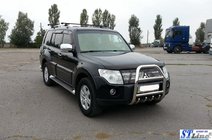 Mitsubishi Pajero Wagon III 1999–2006 Kengurstienis QT011 (nerūsējošais tērauds) foto 3