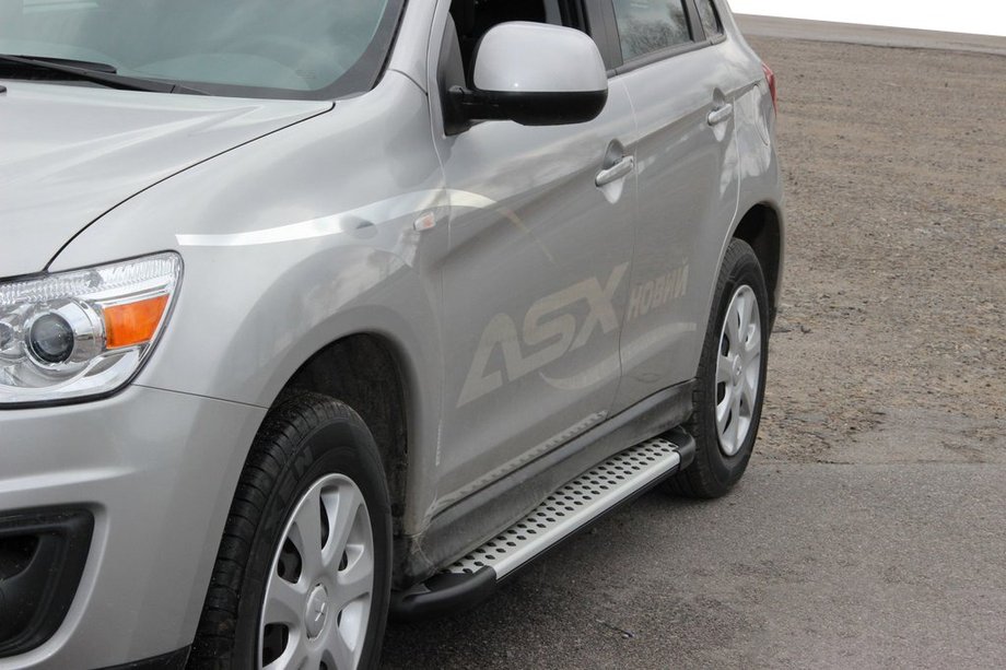 Mitsubishi ASX 2010–2023 Sānu pakāpieni Allmond Grey (2 gab., alumīnija) Image