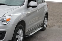 Mitsubishi ASX 2010–2023 Sānu pakāpieni Allmond Grey (2 gab., alumīnija) foto 1