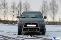 Mitsubishi Outlander 2006–2012 Priekšējais aizsargstienis WT Special (nerūs. tērauds) foto 2