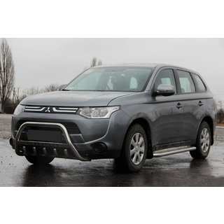 Kengurins WT004 (nerūsējošais tērauds) Mitsubishi Outlander 2012–2021 foto 1